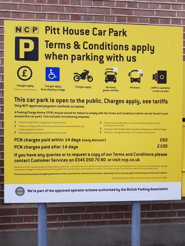Charges for Woodmean Car Park
